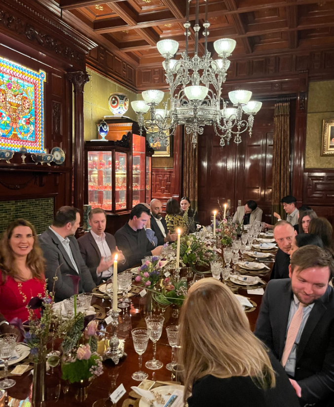 Justin Karmann attends March 2026 Uncharted Dinner